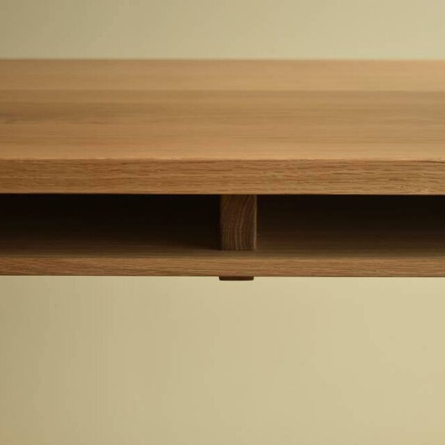 OAKオーク棚付きダイニングテーブルW150 | iichi 日々の暮らしを