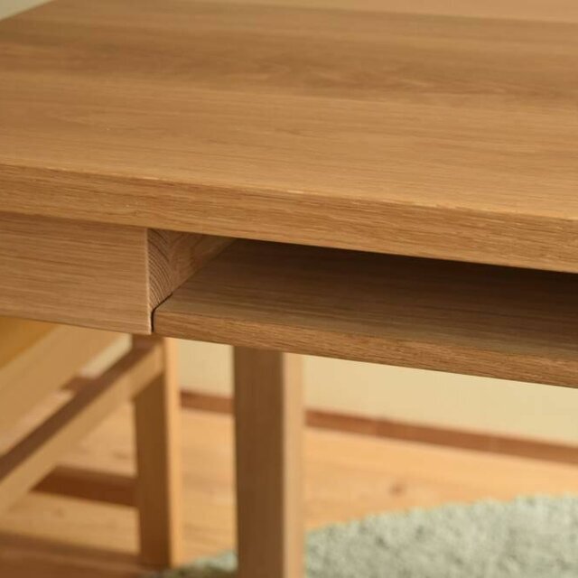 OAKオーク棚付きダイニングテーブルW150 | iichi 日々の暮らしを