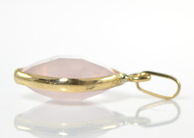 TASAKI K18 ローズクォーツ ペンダント TASAKI K18 ローズクォーツ ペンダント TASAKI K18 ローズ