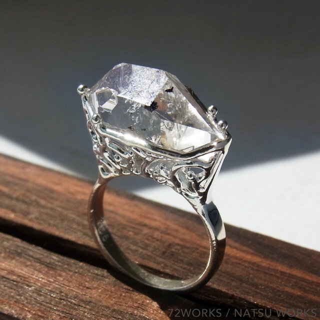 ハーキマーダイヤ リング ＊  Herkimer Ring ◎