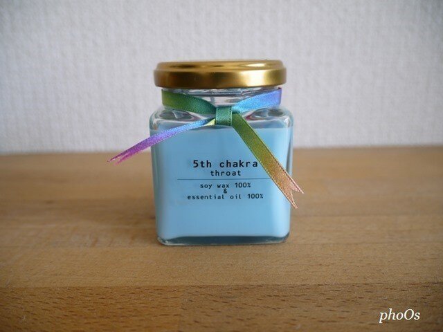 5th chakra candle＊第5チャクラキャンドル | iichi 日々の暮らしを