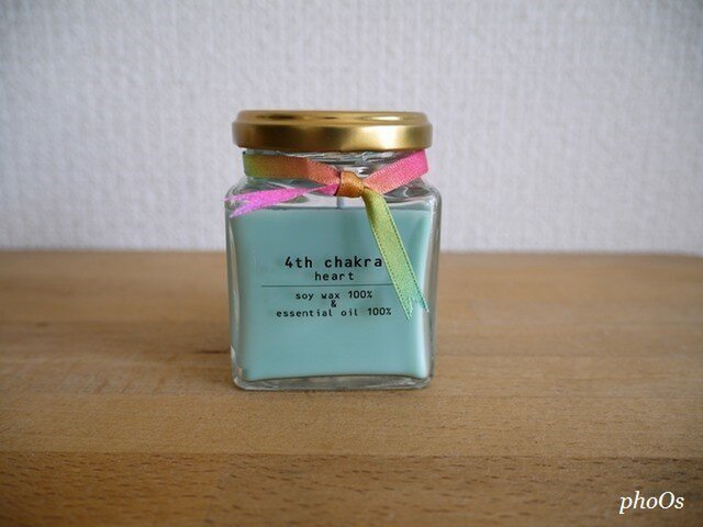 4th chakra candle＊第4チャクラキャンドル | iichi 日々の
