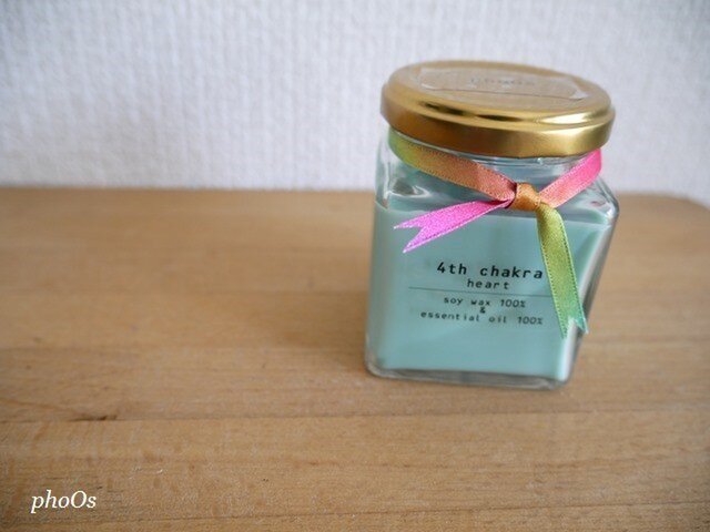 4th chakra candle＊第4チャクラキャンドル | iichi 日々の暮らしを