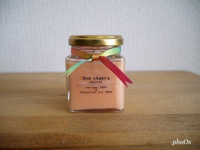 2nd chakra candle*第2チャクラキャンドルの画像1枚目