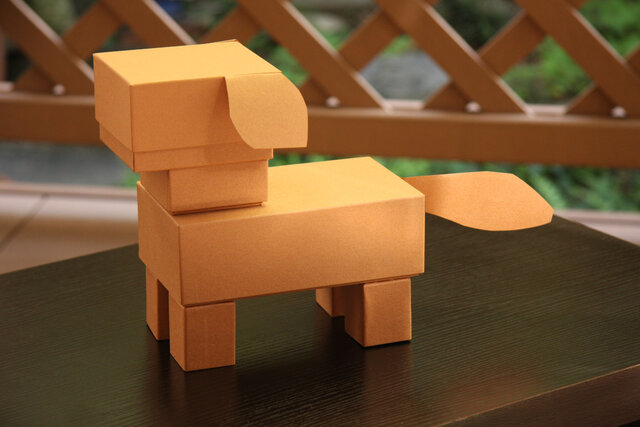 ワークキット〜箱で作る動物・犬〜の画像1枚目