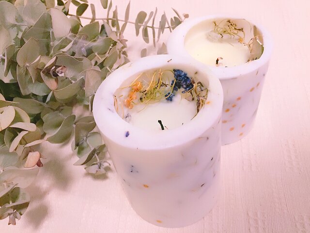 soycandle*ボタニカルキャンドル*アロマキャンドル*100％ソイワックス