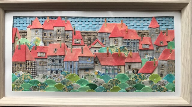 油絵 フランスの街並み ヴィンテージ 油絵 フランスの街並み ヴィンテージ 油絵 フランスの街並み