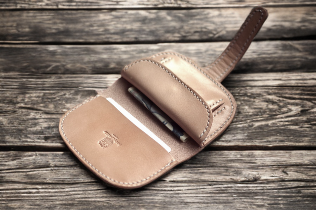 手縫いのミニ財布【受注製作】 | iichi 日々の暮らしを心地よくする