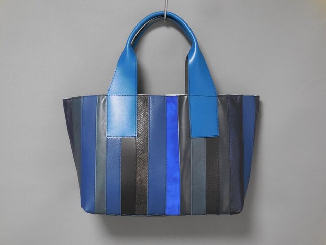P様注文品 レザーパッチワークトートバッグの画像1枚目