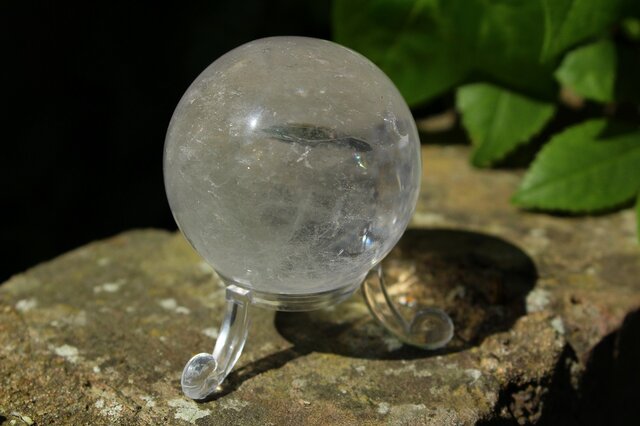 水晶丸玉 40mmの画像1枚目