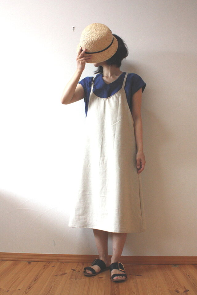 エプロンキャミワンピース