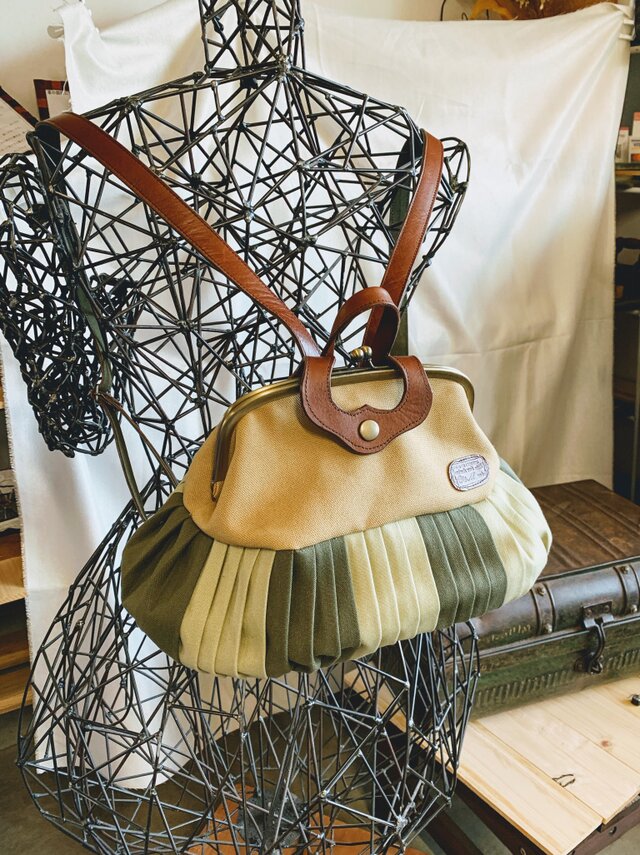 『m様オーダー品』倉敷帆布 バルーンリュック20の画像1枚目