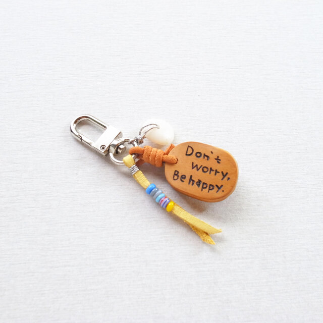 YAKU-SUGI〔Don't worry Be happy〕Key-holder ●2個限定●の画像1枚目