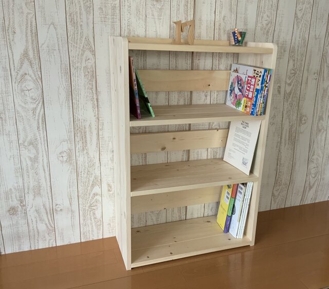 絵本棚*フリーラック*オープンラック*ハンドメイド*家具~ミディアム~60