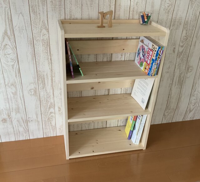 絵本棚*フリーラック*オープンラック*ハンドメイド*家具~ミディアム~60