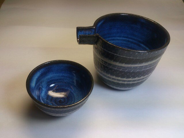 【完売御礼】飛びかんなの酒器とおちょこの画像1枚目