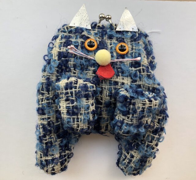 カードの入る猫ちゃんがま口の画像1枚目
