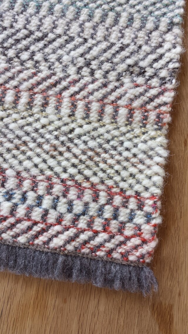 ＊お値下げしました！【ホームスパン】ウールのマット