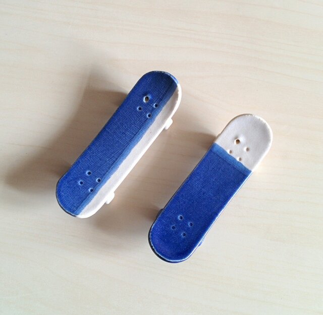 瑠璃お香立てSK8 | iichi 日々の暮らしを心地よくする