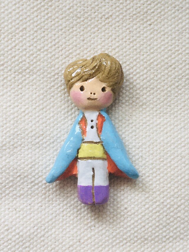 ブローチ【ほしの王子さま】の画像1枚目