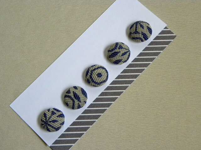 インポート布のくるみボタン 6998 | iichi 日々の暮らしを