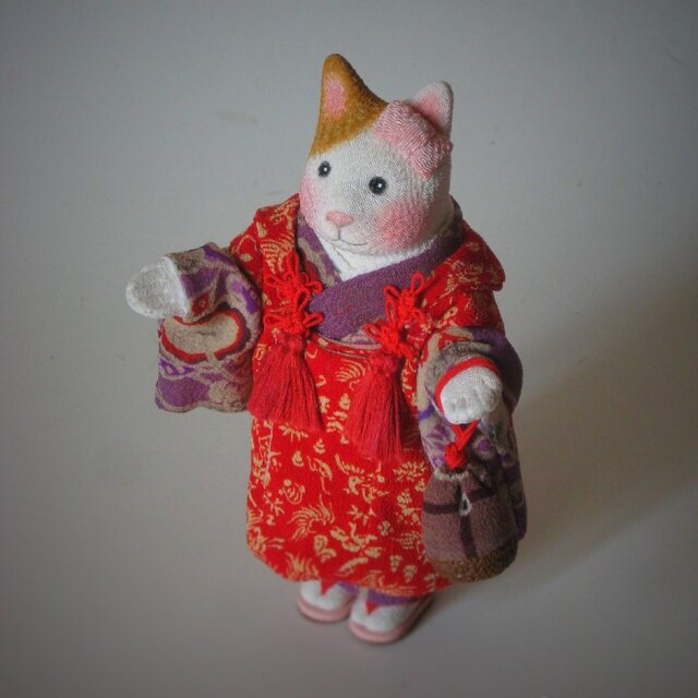縮緬福猫 さくらさくら その六の画像1枚目