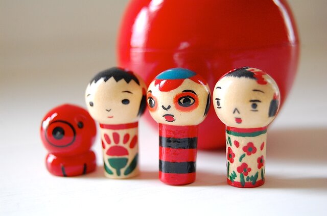 bous マトリョーシカ　こけし Art ホビー・楽器・アート BOUS bous こけし マトリョーシカ 作家さん