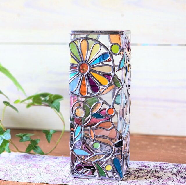 ジル・ゴリチ「青い花瓶」　直筆サイン入 クリスタル花器 No.4 青 | 花器・花瓶,ガラス器 | フラワー