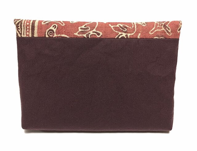 インド更紗の数寄屋袋（赤） | iichi 日々の暮らしを心地よくする