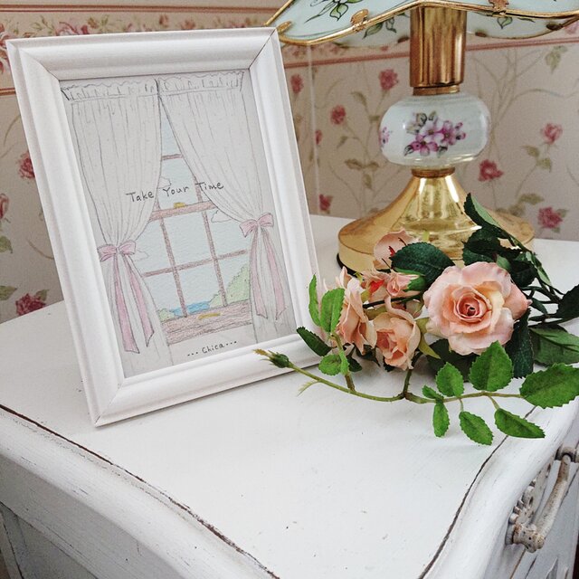 イラスト(額付き) Take Your Time♪