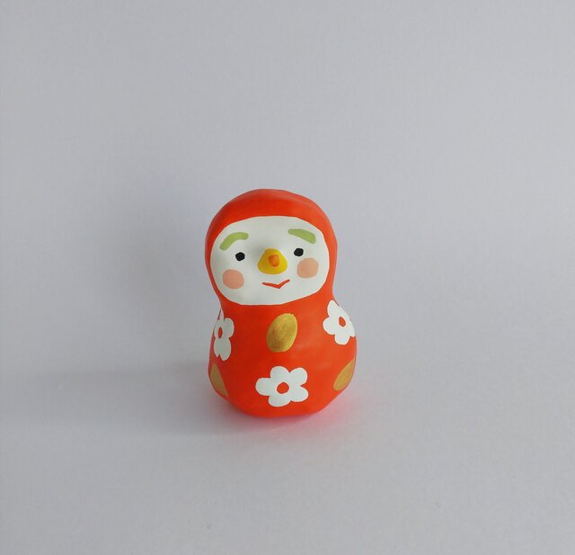 張り子 だるま(い-1)の画像1枚目