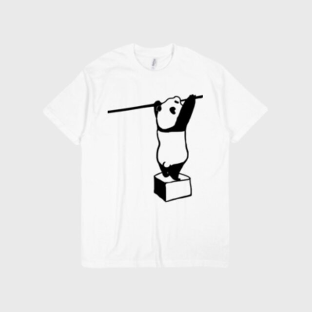 パンダプリントTシャツ(送料無料) 受注生産品の画像1枚目