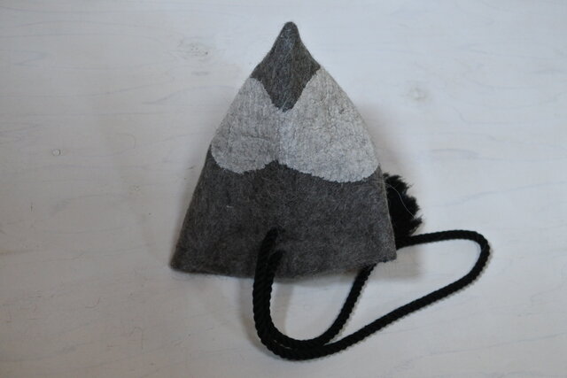 wool と cottonでつくられた 3way テトラbag 4.の画像1枚目