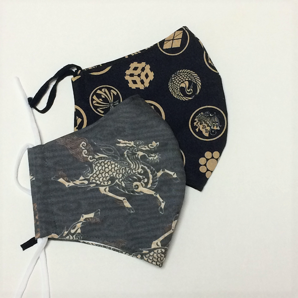 シルクマスク2枚セット～戦国武将