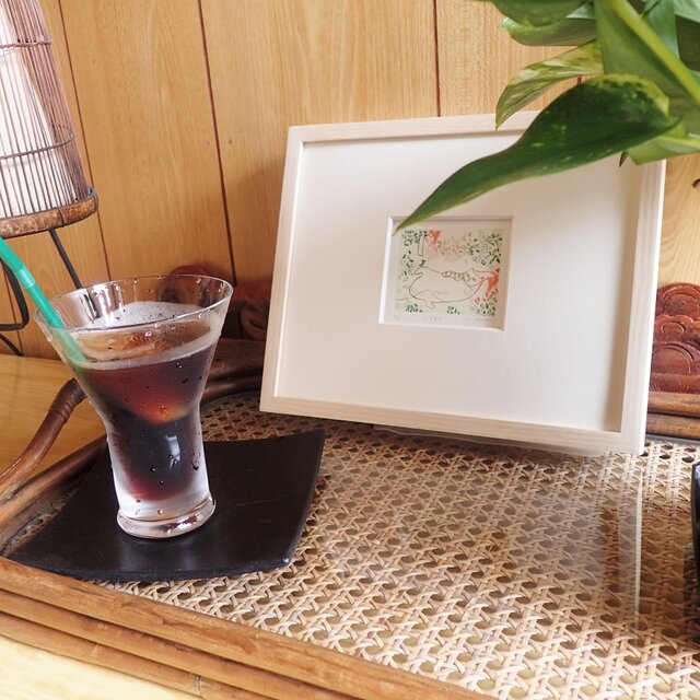 じっと見る　額装込み