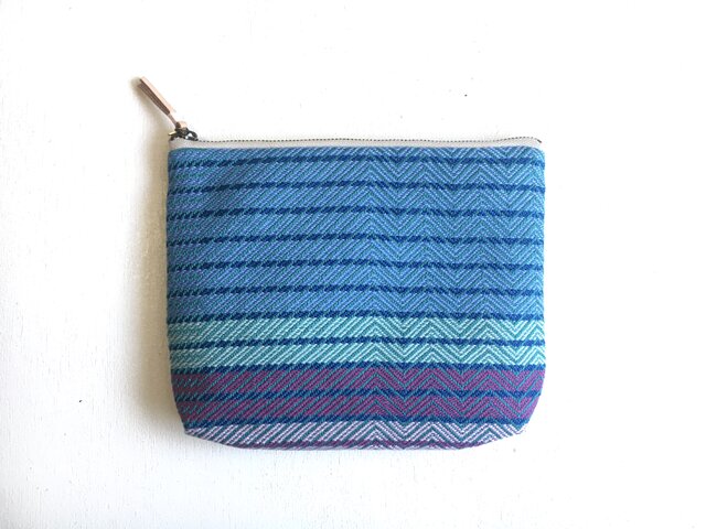 pouch -blue -の画像1枚目