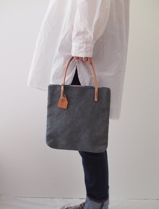 5/31まで手染め帆布□れんげ日和□⑤