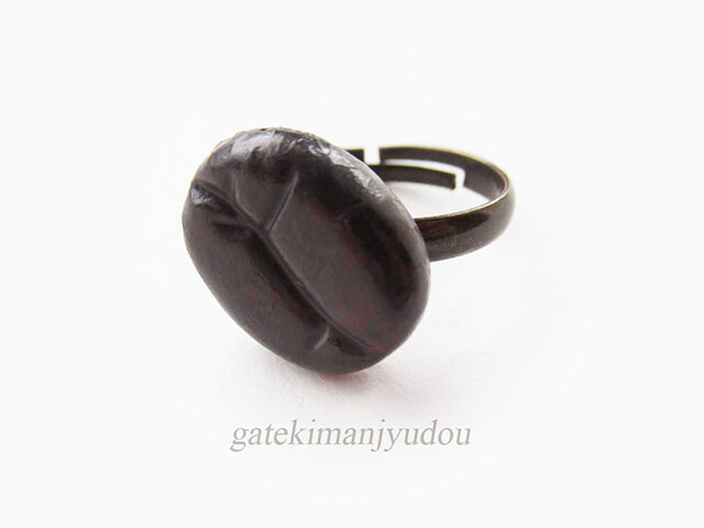 シルバーリング　コーヒー豆 Javaリング | スターリングシルバーのコーヒー豆リング | コーヒー愛好