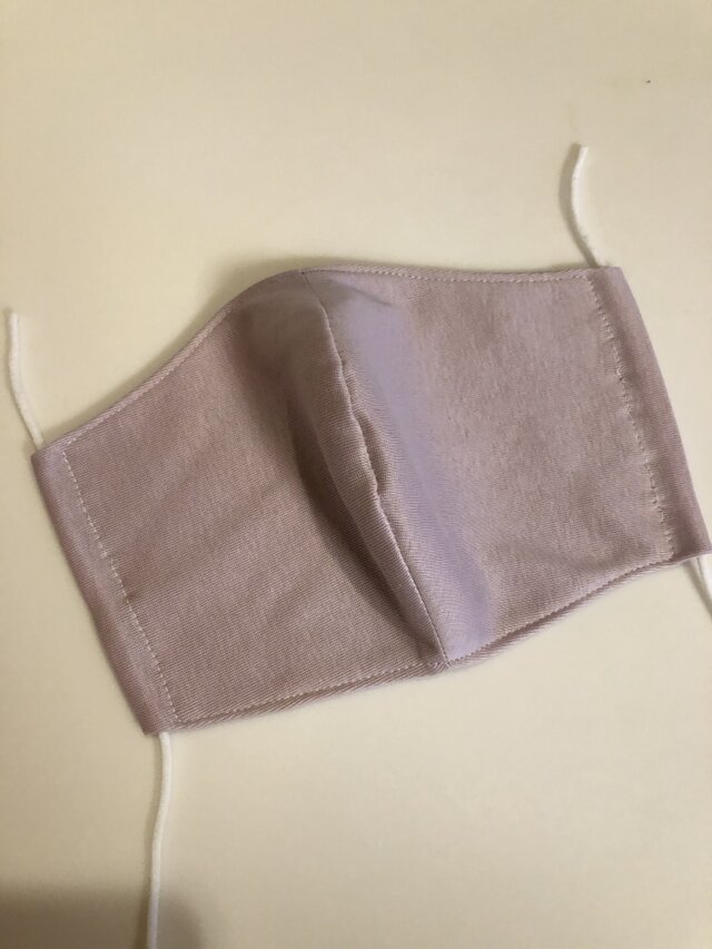 夏用ひんやりマスク 冷感素材クール 薄ピンクの画像1枚目