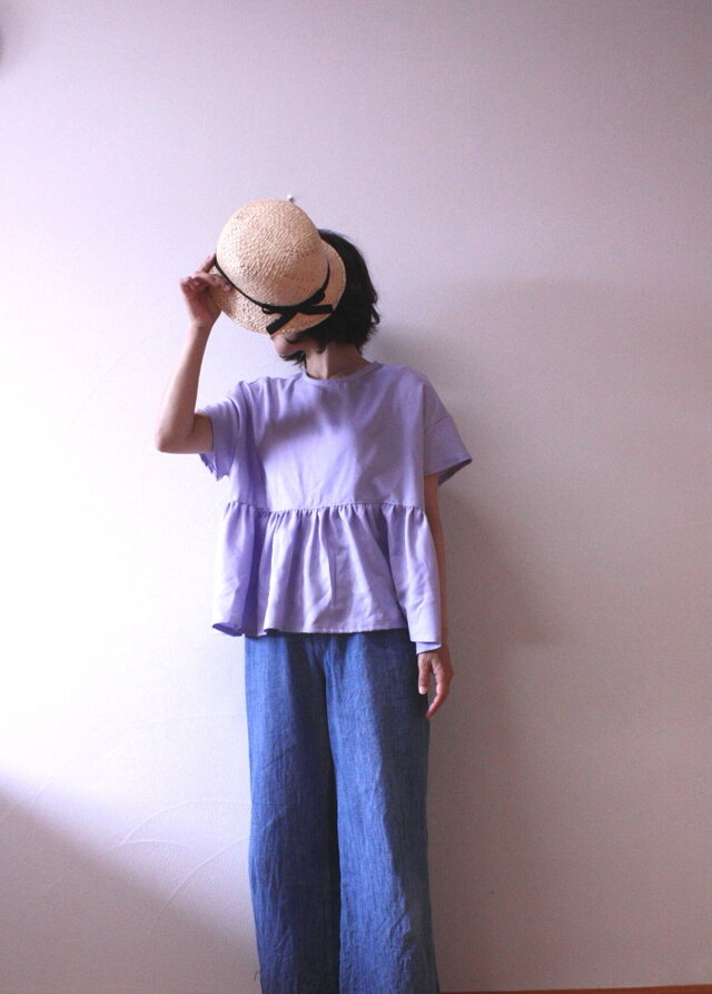 sale!  たっぷりギャザーのワイドプルオーバー