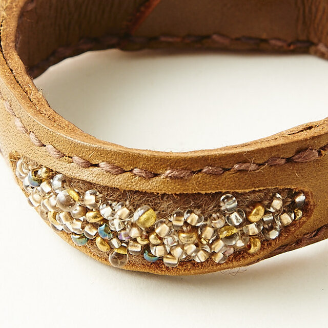 【starry night】 Leather Bangleの画像1枚目