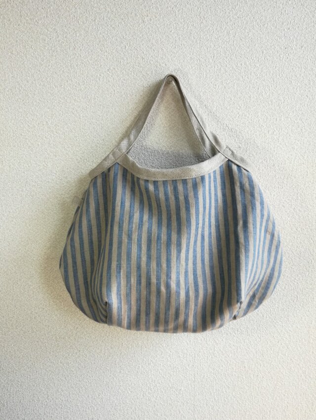 リネングラニー手提げBag リトアニア・リネン ・A・の画像1枚目