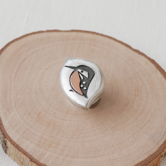 カワセミ / Silverピンバッジ