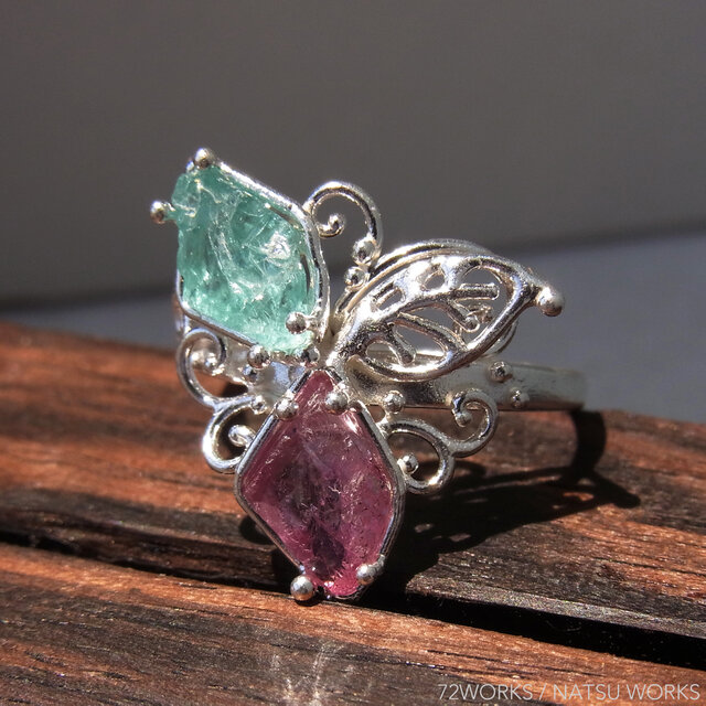 スピネル アパタイト・リング ＊ Spinel & Apatite Ring