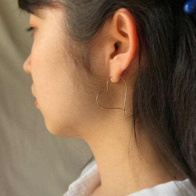 ワイヤー ピアス 14kgf （小） 売れ筋アイテムラン - アクセサリー