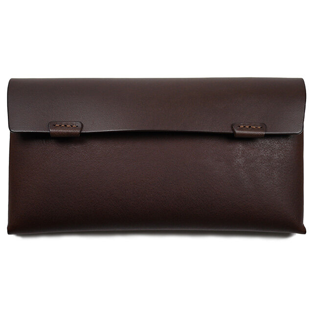 STW-01 Long Wallet #DARK BROWNの画像1枚目