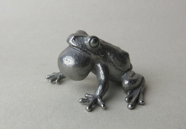 鳴くアマガエルの画像1枚目