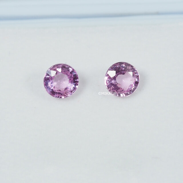 天然石ピンクサファイアのルースストーン (Pink Sapphire Loose Stone