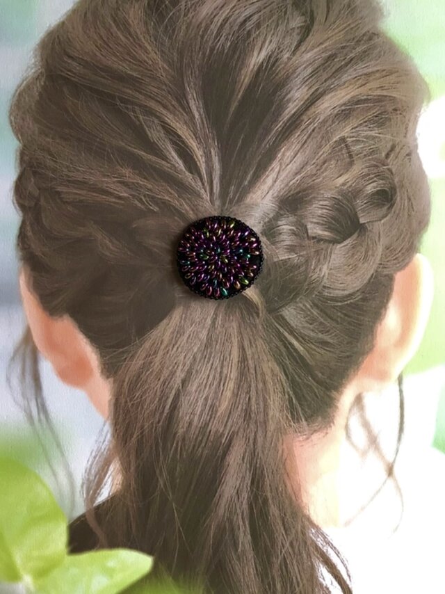 打ち上げ花火ヘアゴム