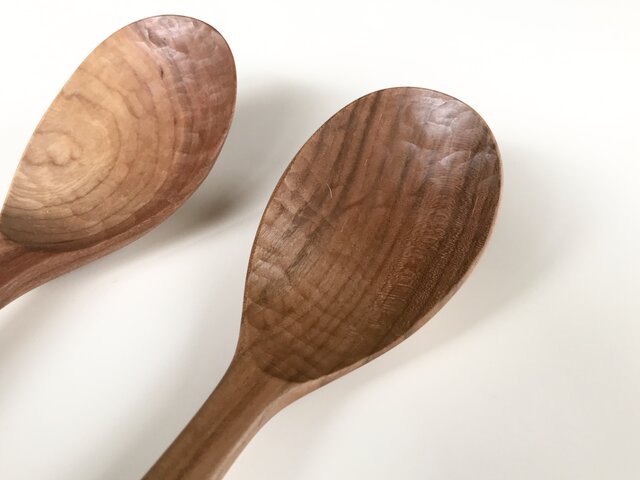 受注制作 チェリーの木のレードル おたま 杓子 | iichi 日々の暮らしを